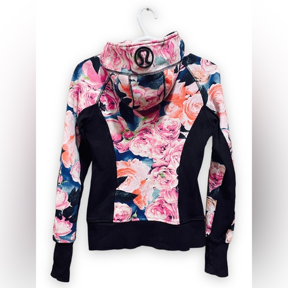 *RARE* Lululemon Scuba Hoodie II Secret Garden / Vintage Pink - Picture 8 of 15
